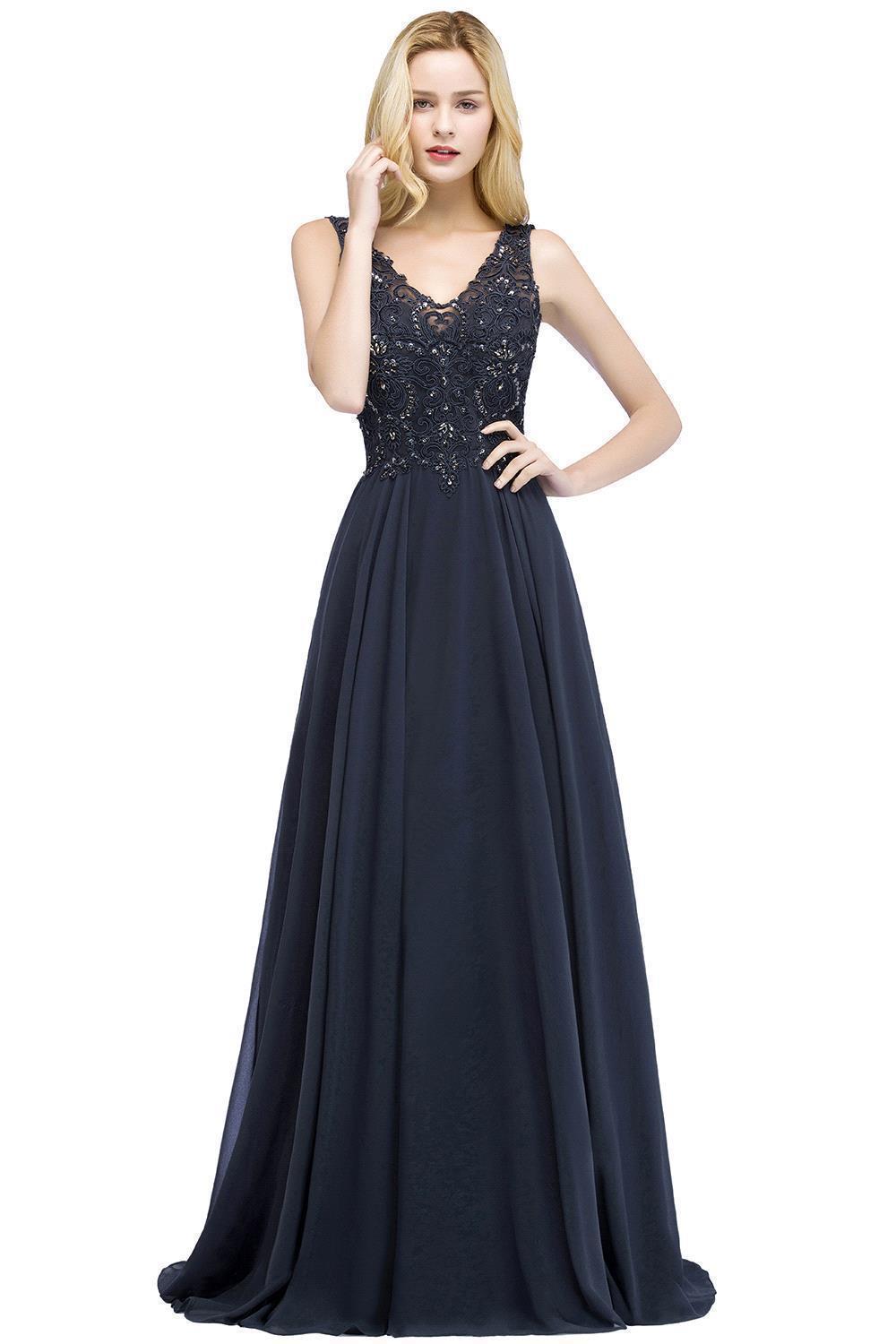 2025Hot Trade Lei Sexy Chiffon Ball Dress Long A-shaped Formal Dress Women's Split V-Neck Gala Dress