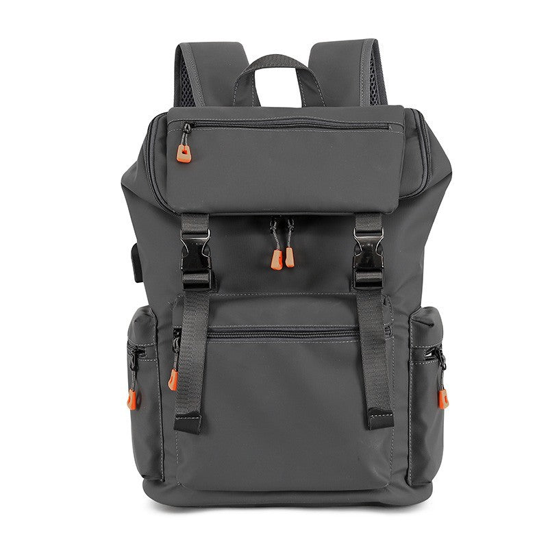 New Backpack Business Casual Large Capacity Travel Bag Men's Computer Backpack Junior High School High School Student Bag