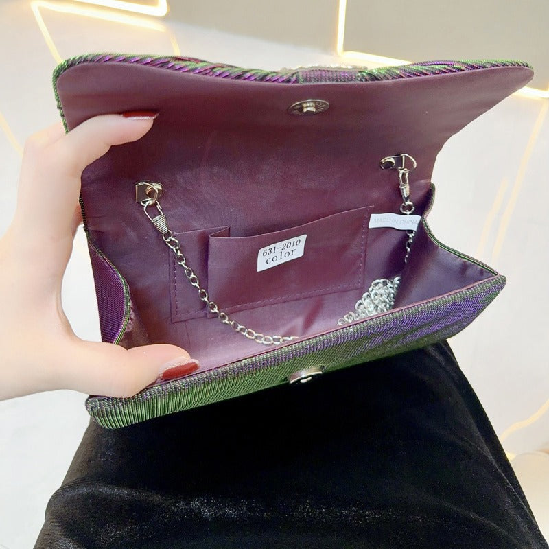 New New light luxury celebrity dinner bag clutch bag KTV women's banquet small bag messenger bar handbag cheongsam bag