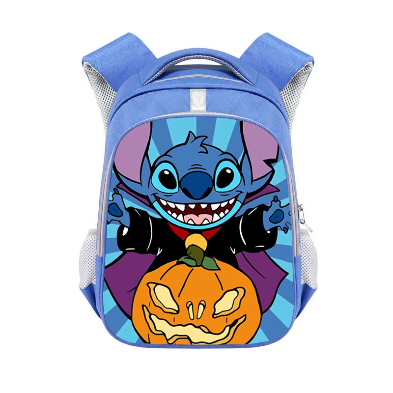 New Stitch Stitch Cartoon Cute Offload Large Capacity Backpack Primary School Spine Protection Backpack Wholesale Hot