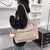 Benpaolv Simple Nylon Tote Bag, Pocket Front Shoulder Bag, Large Capacity Handbag For Travel & Work & School
