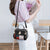 Benpaolv Stylish Plaid Crossbody Bag with Turn Lock Flap - Perfect for Women on the Go