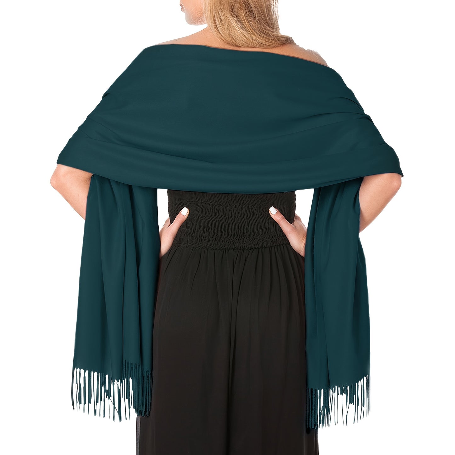 Elegant Pashmina Shawl Wrap - Luxurious, Windproof, and Cozy for Weddings & Special Nights Out