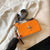 Benpaolv Color Contrast Square Crossbody Bag, Metal Cross Decor Purse With Double Zipper, Trendy Camera Shoulder Bag