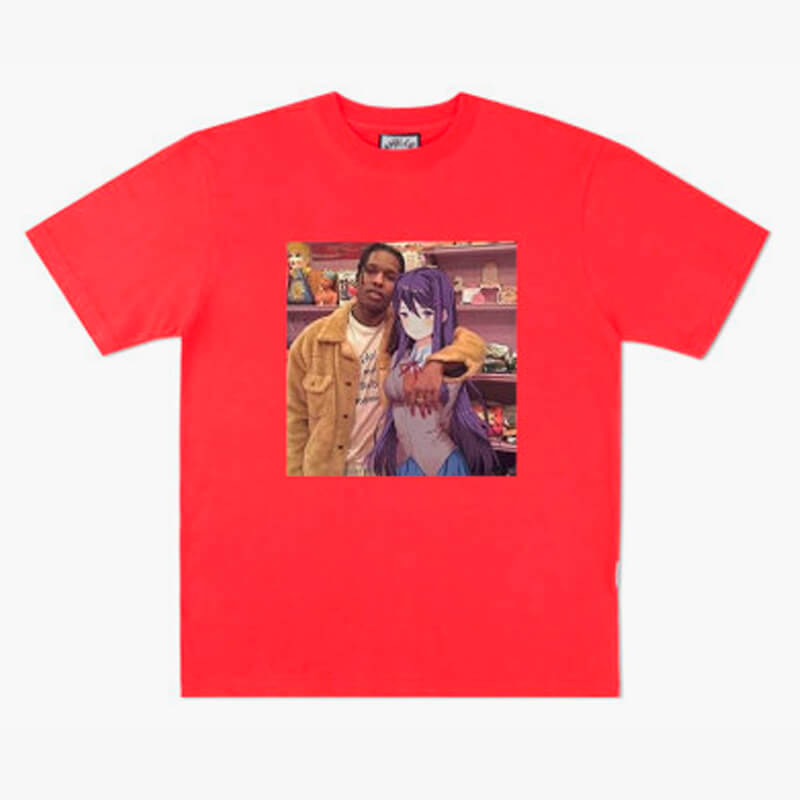 benpaolv A$AP Rocky and Retro Anime Girl T-Shirt