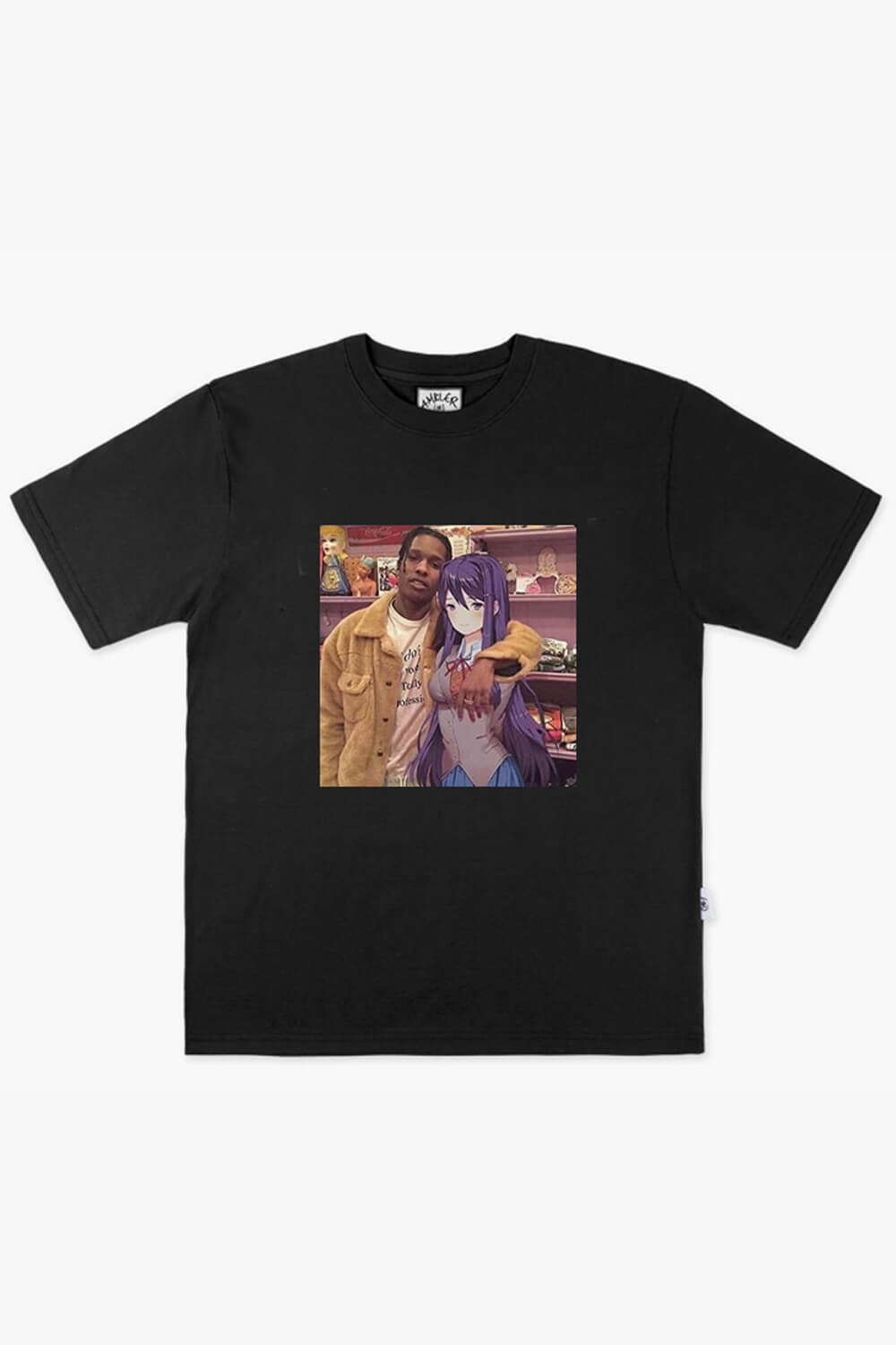 benpaolv A$AP Rocky and Retro Anime Girl T-Shirt