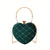 Benpaolv Elegant Heart-Shaped Velvet Evening Bag for Women - Perfect for Weddings, Parties, and Proms