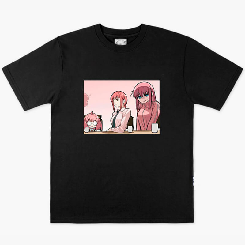 benpaolv Ania Forger Makima and Hitori Gotoh T-Shirt Anime Humour