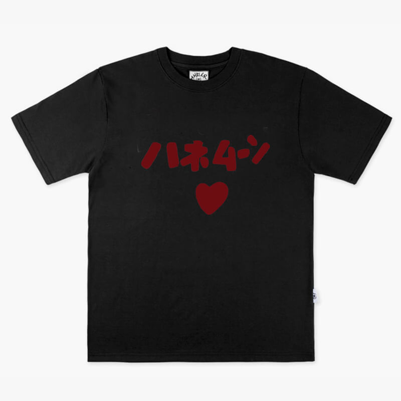 benpaolv Anime Aesthetic K-On Yuri Heart T-Shirt