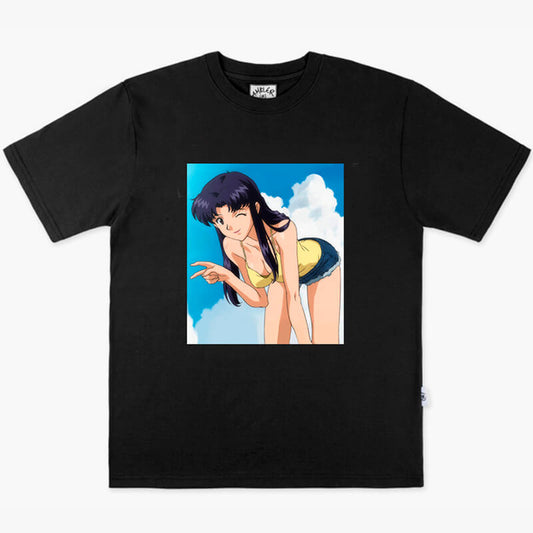 benpaolv Anime Aesthetic Misato Katsuragi Hot Beach Party T-Shirt