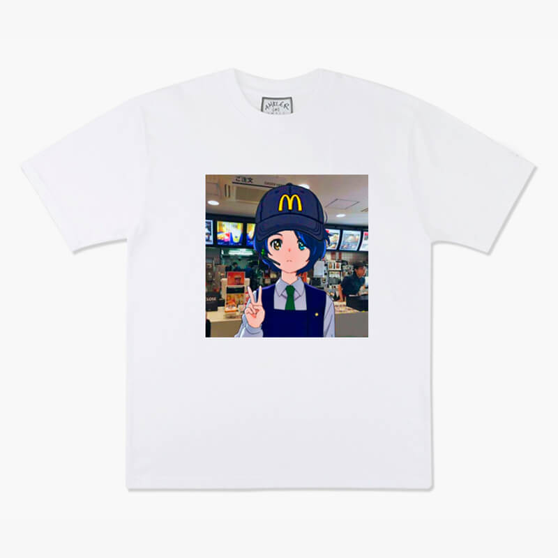 benpaolv Anime Girl Mcdonalds Worker T-Shirt