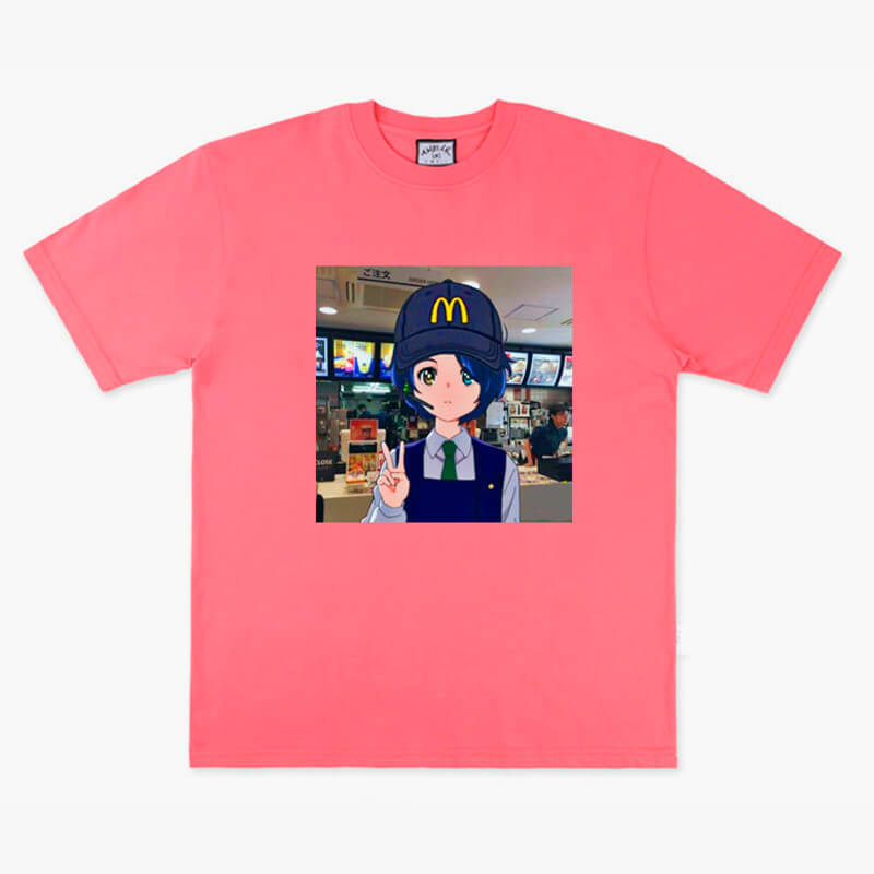 benpaolv Anime Girl Mcdonalds Worker T-Shirt