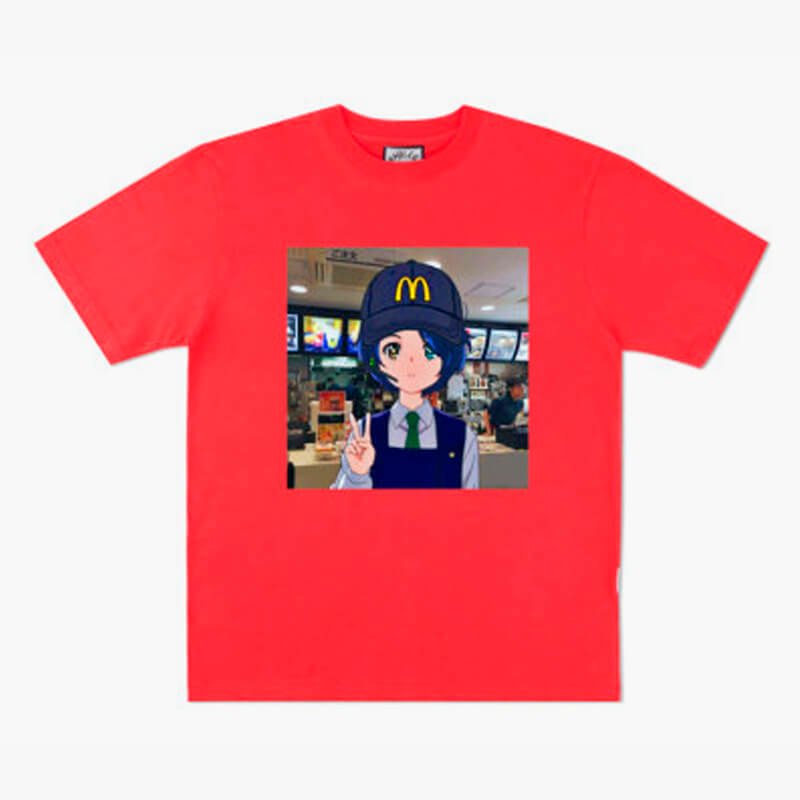 benpaolv Anime Girl Mcdonalds Worker T-Shirt