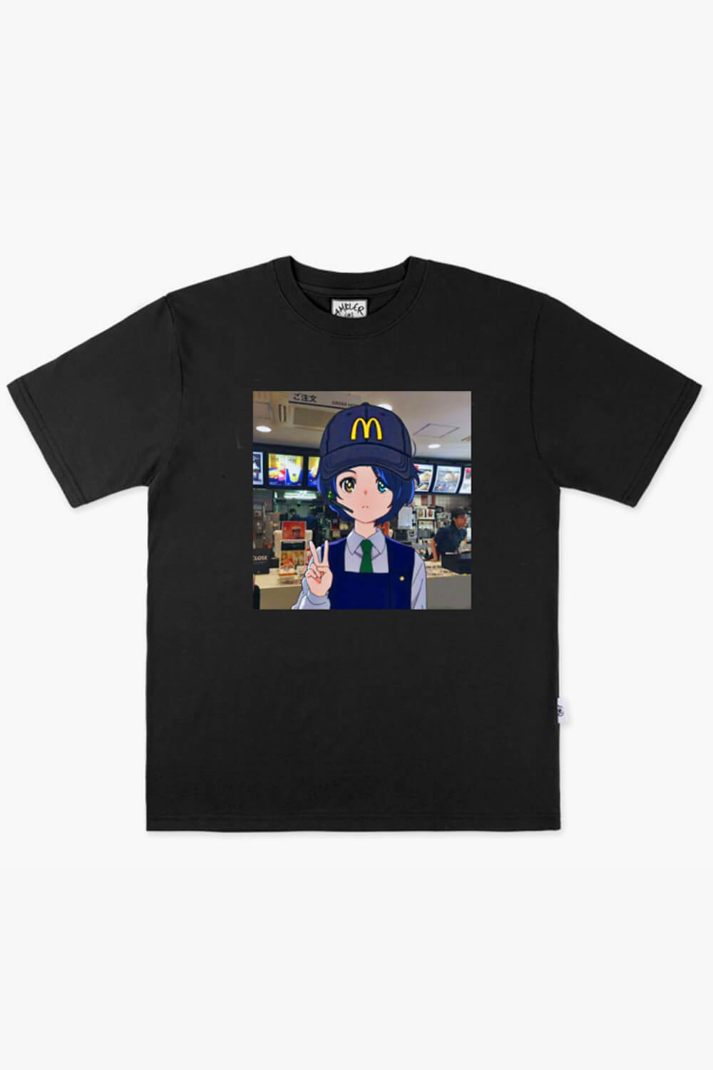 benpaolv Anime Girl Mcdonalds Worker T-Shirt