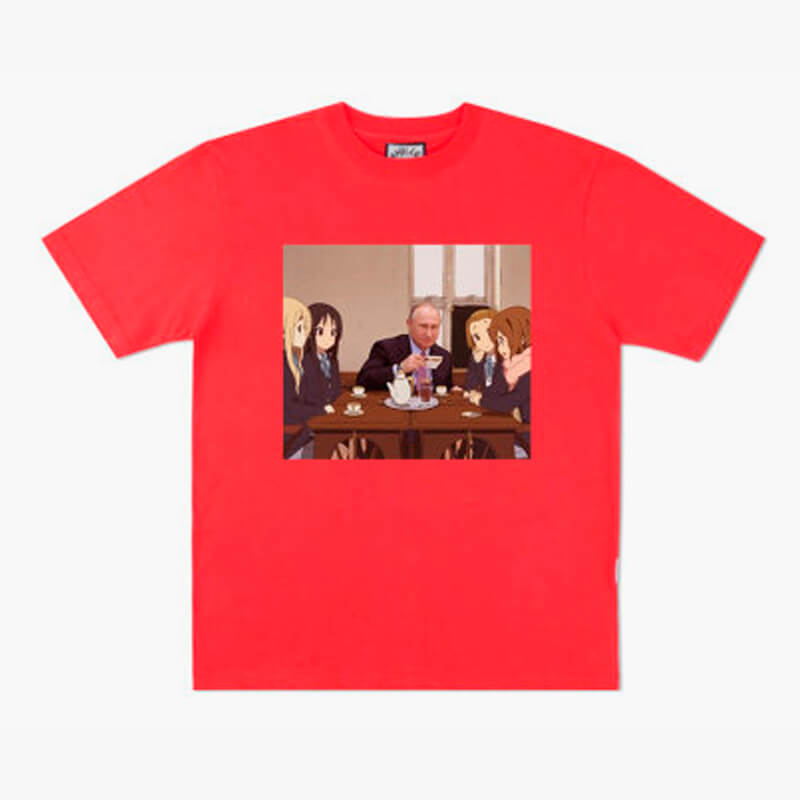 benpaolv Animecore Aesthetic Putin Tea Party with K-On Girls T-Shirt