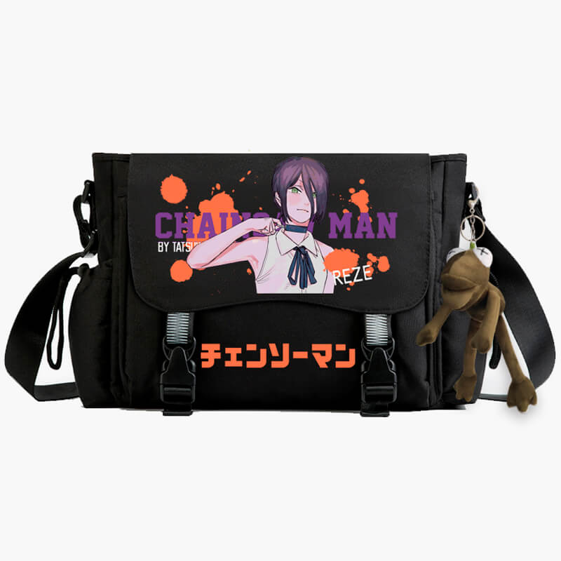 benpaolv Animecore Chainsaw Man Messenger Shoulder Bag