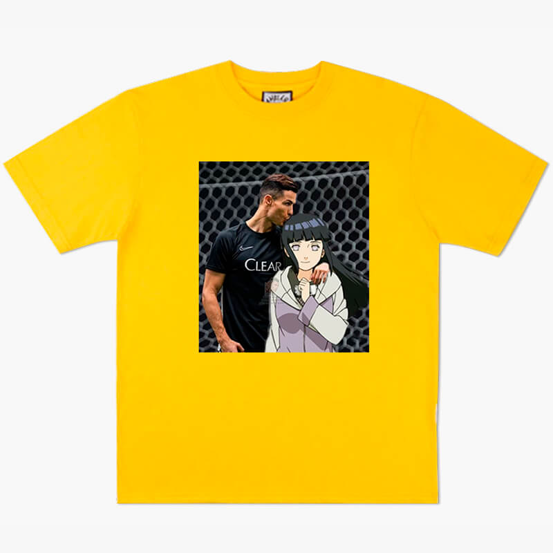 benpaolv Animecore Cristiano Ronaldo and Hinata Naruto T-Shirt