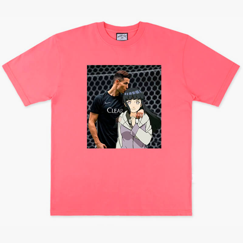 benpaolv Animecore Cristiano Ronaldo and Hinata Naruto T-Shirt