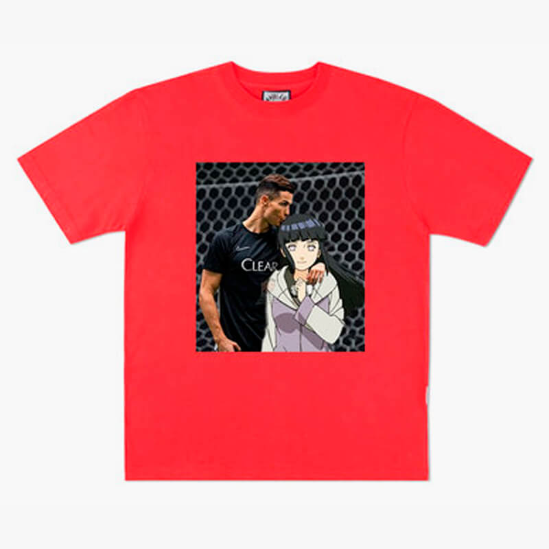 benpaolv Animecore Cristiano Ronaldo and Hinata Naruto T-Shirt