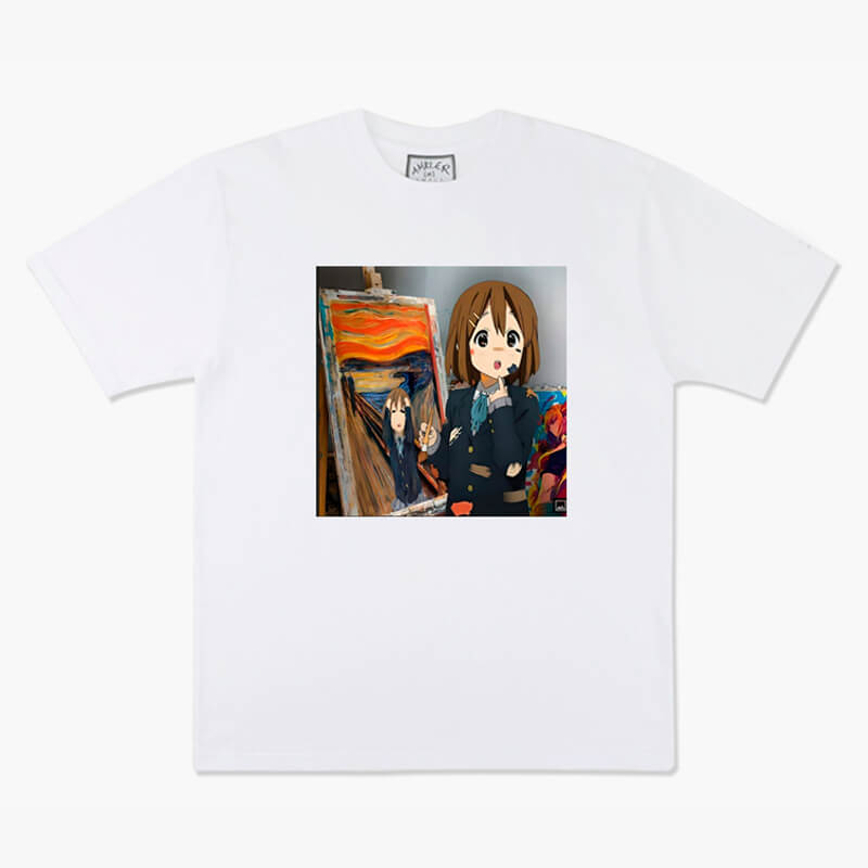 benpaolv Animecore K-On Yuri Scream Painting T-Shirt