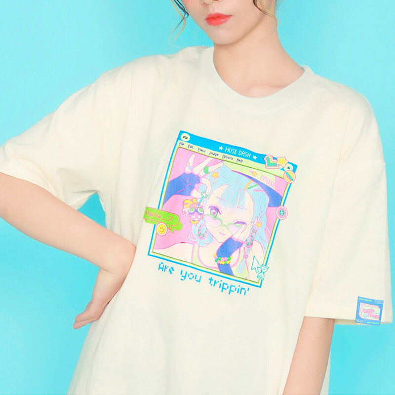 benpaolv Are You Trippin Anime T-Shirt Webcore Aesthetic