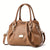 Benpaolv Women's Large Capacity Satchel Bag, Classic Elegant Handbag, Faux Leather Shoulder Bag For Work