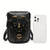 Benpaolv Gothic Skull Decor Cellphone Bag, Mini Crossbody Bag, Women's Trendy Motorcycle Handbag & Shoulder Purse (5.11"x7.08"x2.36")