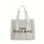 Benpaolv Trendy Transparent Tote Bag, Square Satchel Bag, All-Match Crossbody Bag With Insert Bag