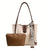 Benpaolv Soft Faux Leather Tote Bag, Simple Retro Style Large-capacity Shoulder Bag For Women
