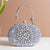 Benpaolv Elegant Rhinestone Glitter Sparkly Handbag - Stylish Acrylic Frame Purse for Dinner and Evening Events