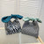 Benpaolv Retro Ladies Bento Small Satchel Bag, Twisted Lun Handbag, Houndstooth Zebra Pattern Storage Bag