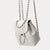 Benpaolv Simple Mini Backpack, Casual PU Leather Small Backpack, Chain Shoulder Bag