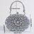 Benpaolv Elegant Rhinestone Glitter Sparkly Handbag - Stylish Acrylic Frame Purse for Dinner and Evening Events