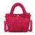Benpaolv Corduroy Bucket Bag - Small Solid Color Satchel Bag, All-Match Plush Crossbody Bag