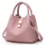 Benpaolv Trendy Women's Minimalist Bucket Bag with Turn-Lock Satchel Design - Stylish and Practical Shoulder Bag