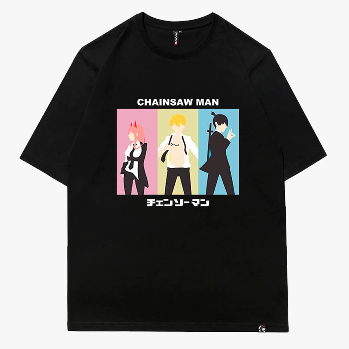 benpaolv Chainsaw Man Minimalism Art T-Shirt