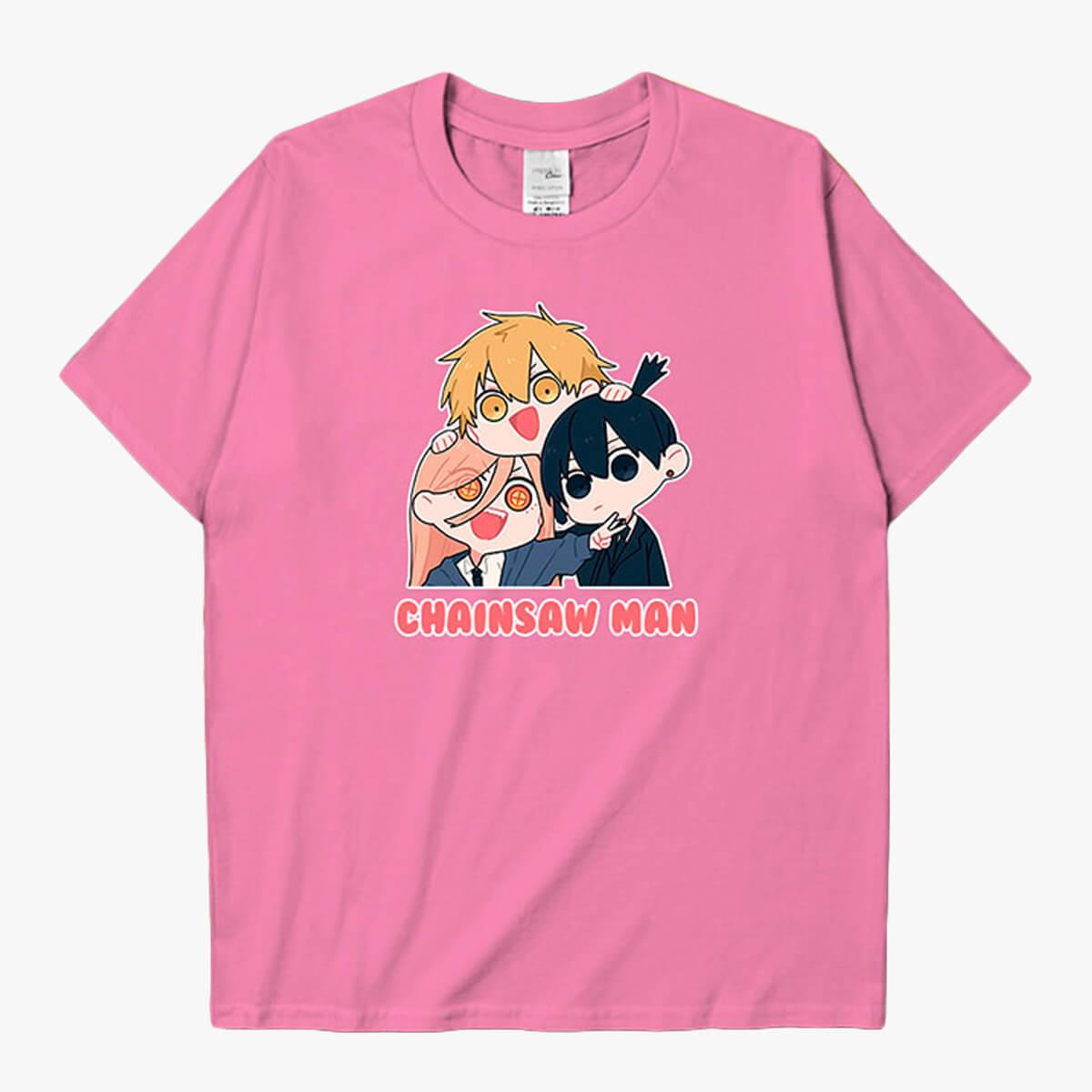 benpaolv Chainsaw Man Power Denji Aki Kawaii T-Shirt