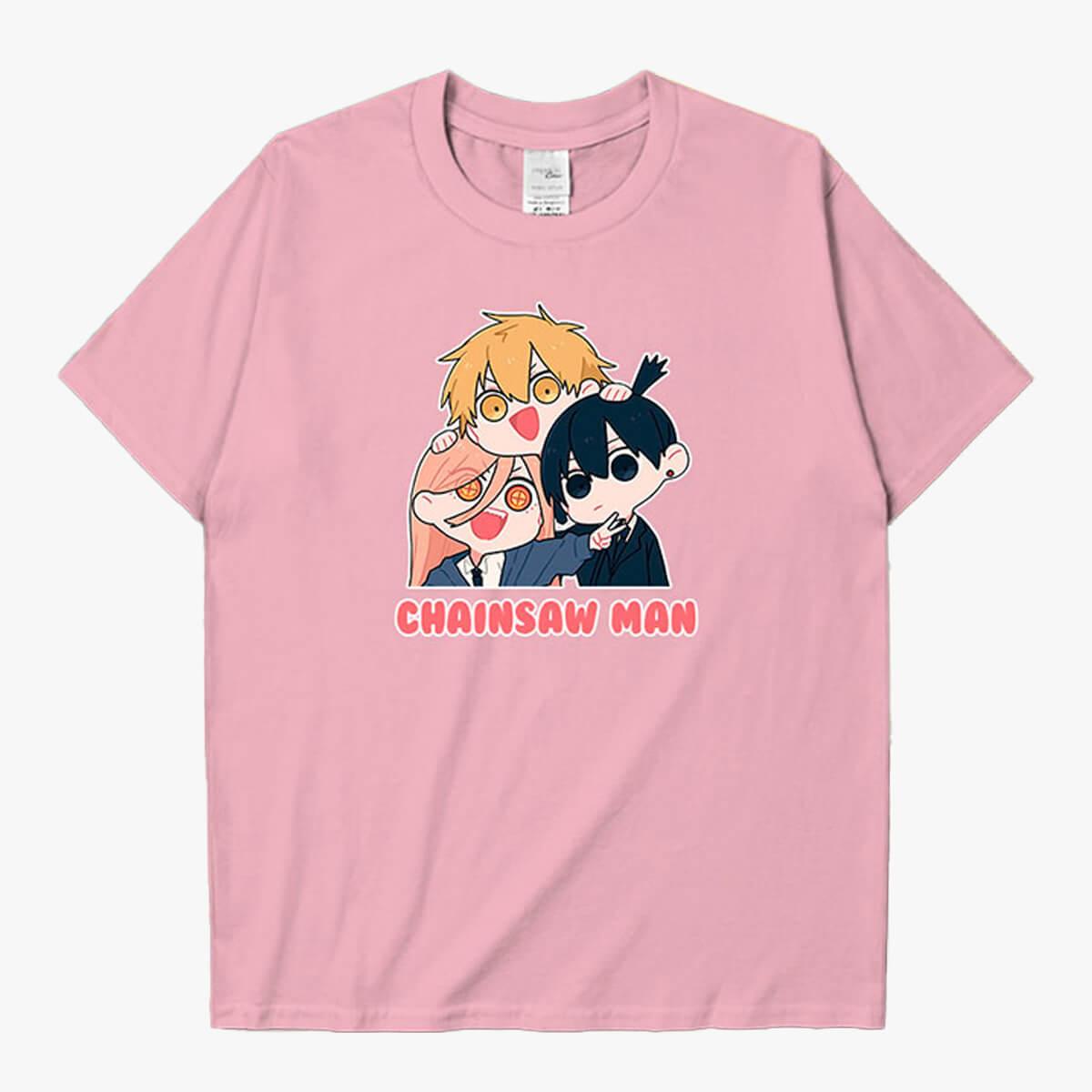 benpaolv Chainsaw Man Power Denji Aki Kawaii T-Shirt