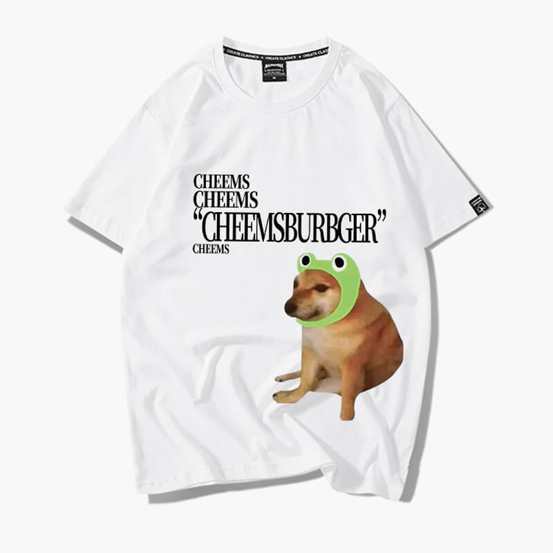 benpaolv Cheemsburger Dog T-Shirt Meme Aesthetic