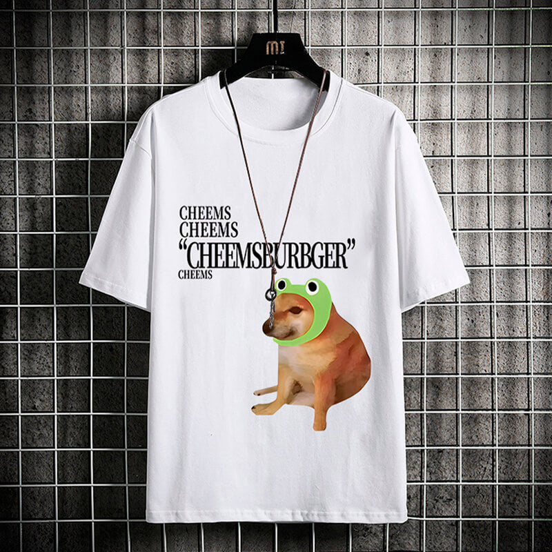 benpaolv Cheemsburger Dog T-Shirt Meme Aesthetic