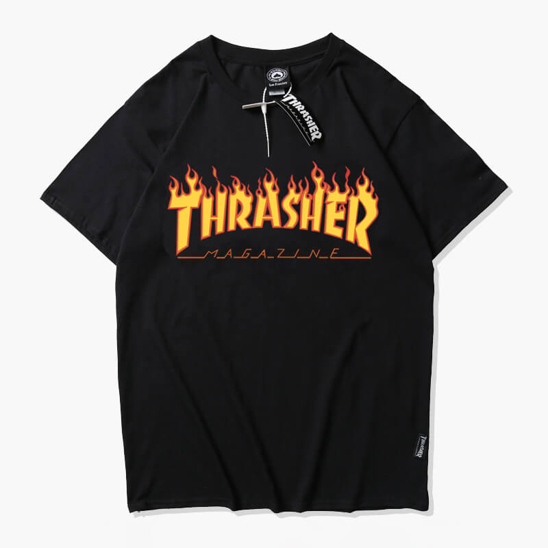 benpaolv Classic Thrasher Magazine Flame T-Shirt