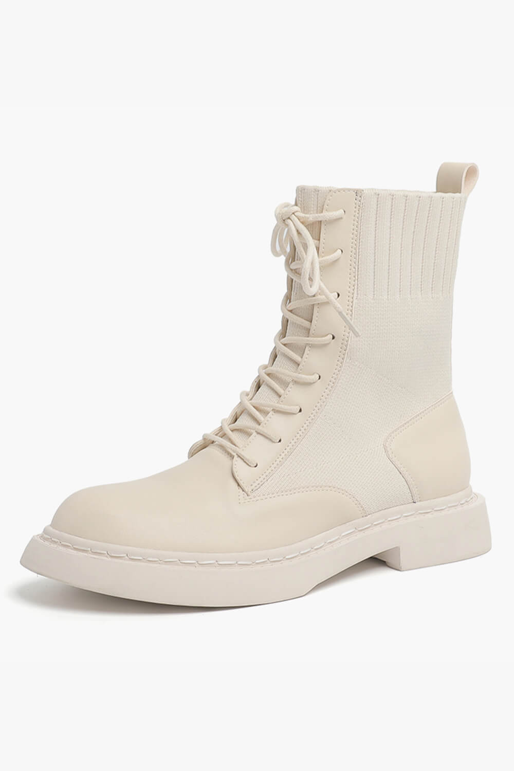 benpaolv Cream Boujee Style Martens British Boots