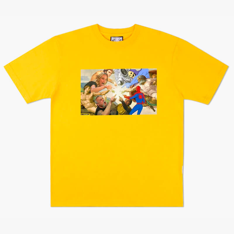 benpaolv Creation of Adam Meme Aesthetic T-Shirt