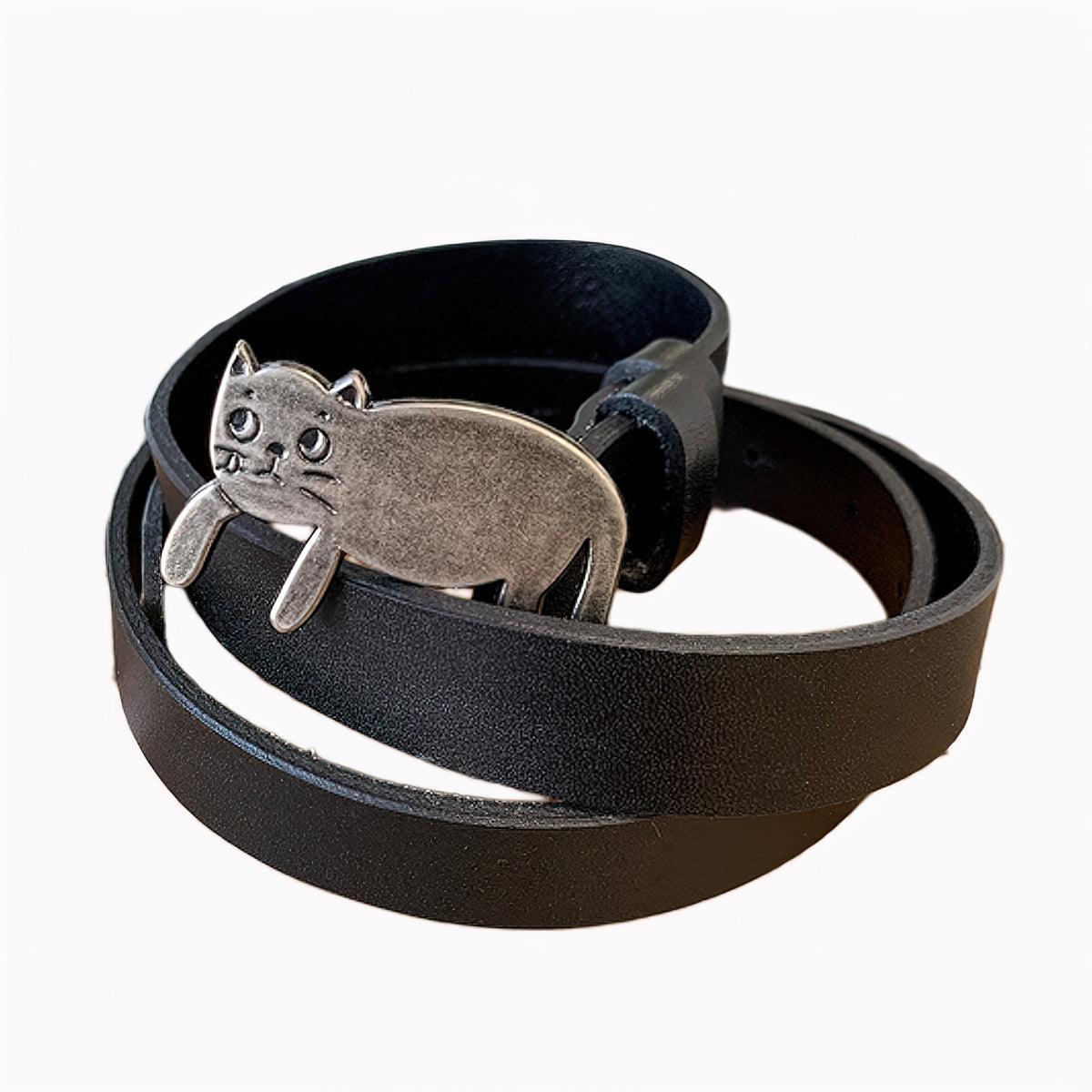 benpaolv Cute Crying Cat Buckle Belt