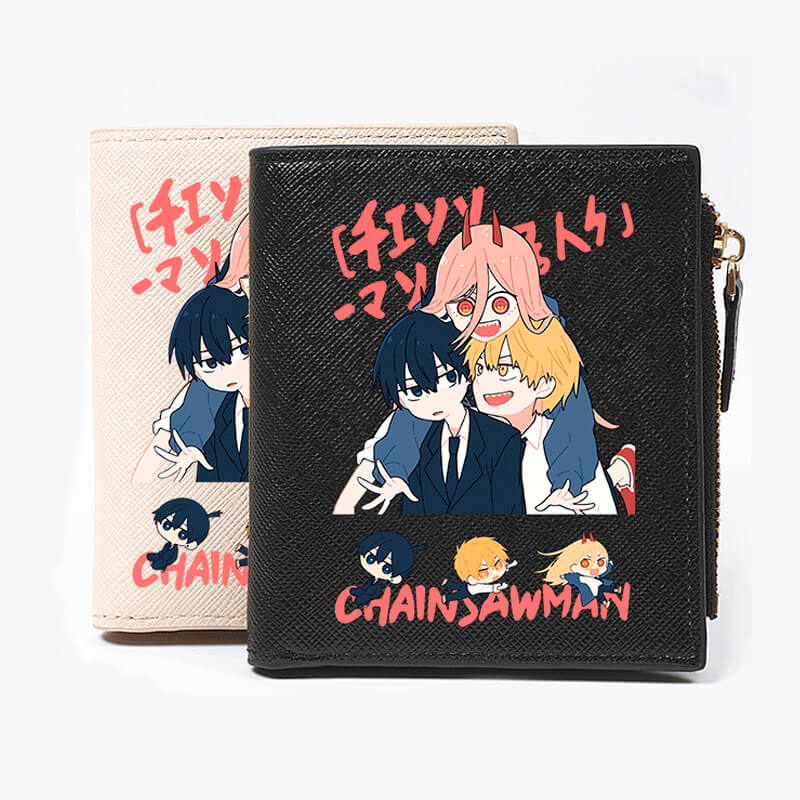 benpaolv Cute Hayakawa Family Wallet Chainsaw Man Trio