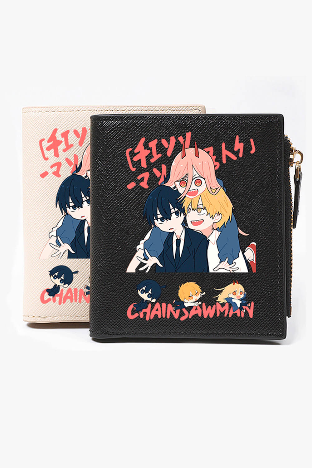 benpaolv Cute Hayakawa Family Wallet Chainsaw Man Trio