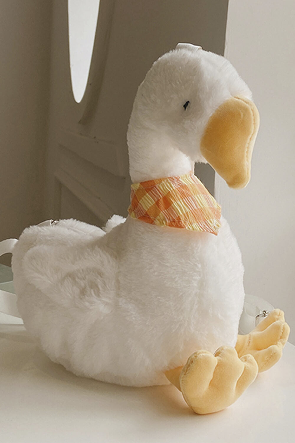 benpaolv Cute Plush Duck Shoulder Bag