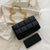 Benpaolv Mini Plaid Embossed Shoulder Bag, Fashion Chain Handbag For Women, Solid Color Flap Square Bag & Purse