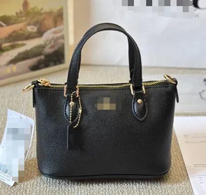 New fashion bag Tote Shoulder Charm High Quality Genuine Leather Small 26cm Tabby Bag Cross Body Bags Purses Designer Woman Handbag Black Purse