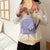 Benpaolv Mini Corduroy Backpack, Women's Solid Color Daypack, Casual Travel School Bag